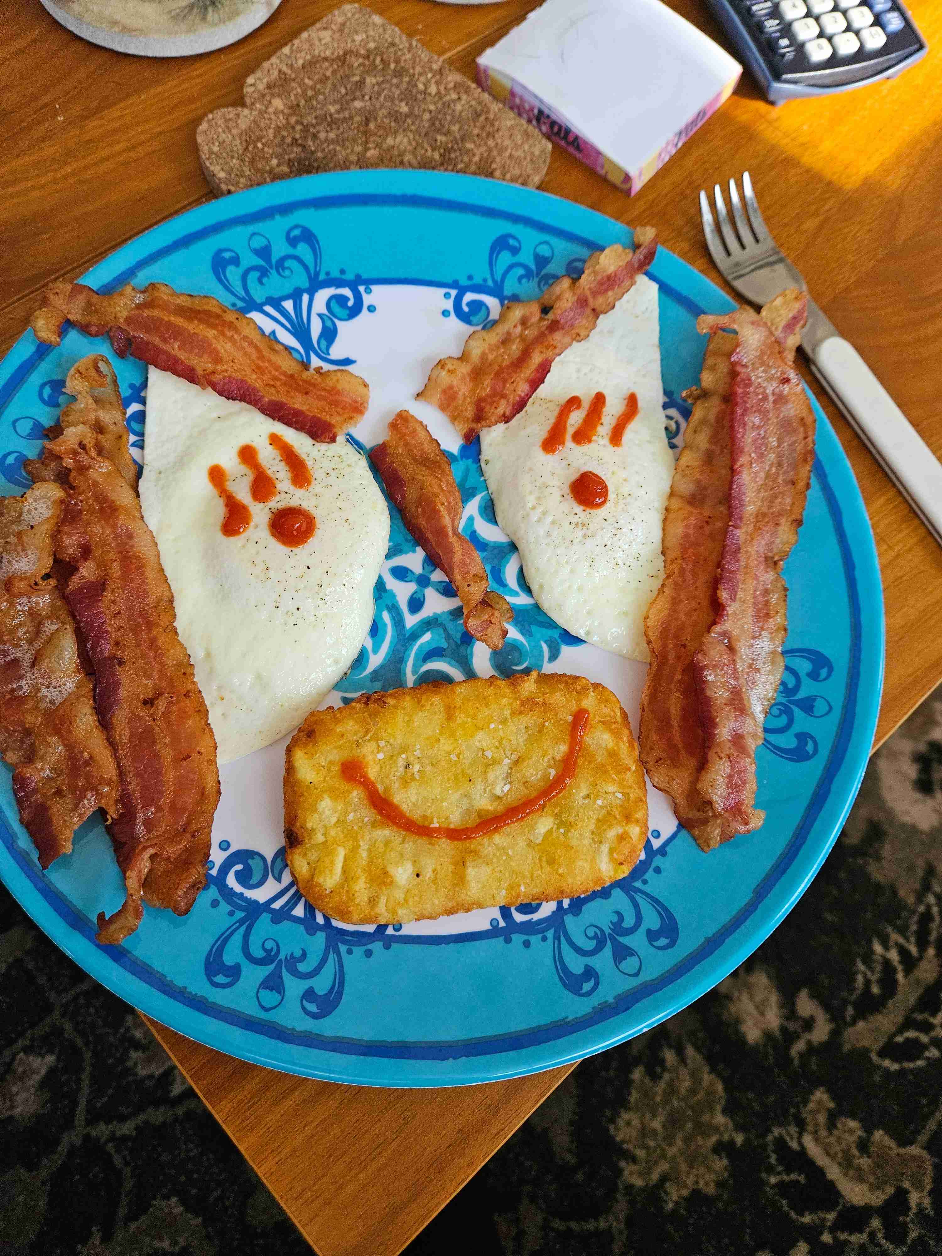 Whimsical Breakfast Plate